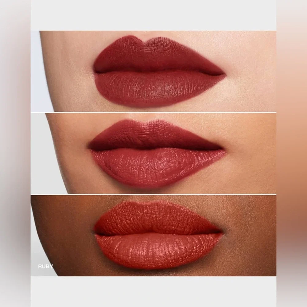 Bobbi Brown Luxe Matte Lipstick 808 Ruby 0.12oz NIB